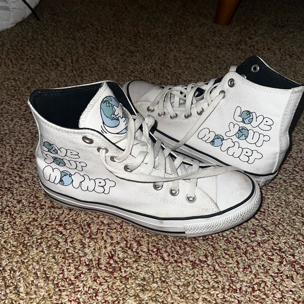 Special Edition Converse High Top (earth day edition)